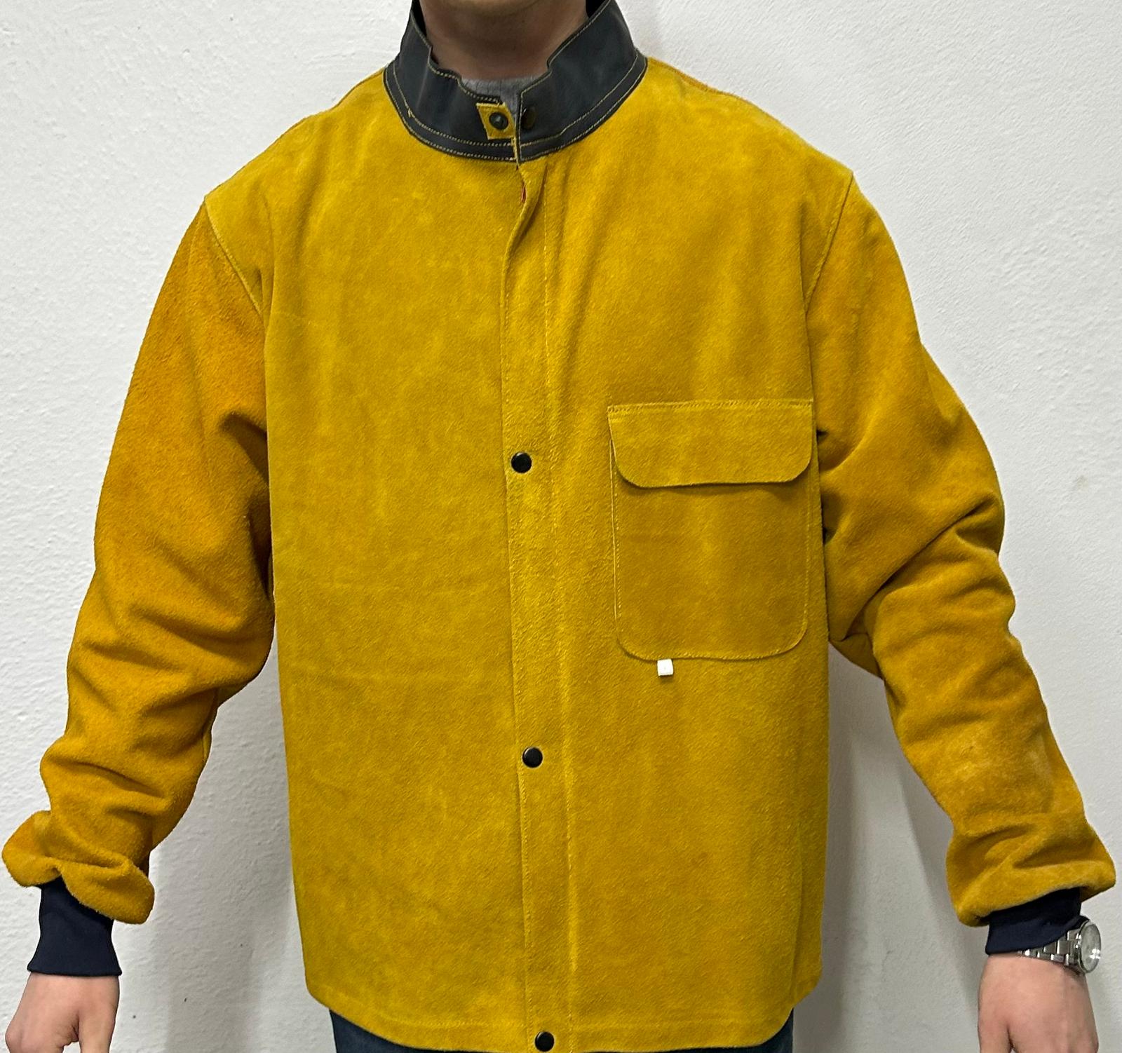 ELT2-Deri Kaynakçı Ceketi